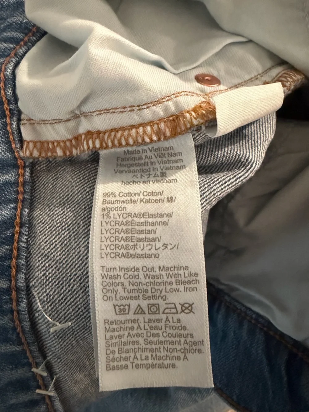 NWT J.Crew Factory Wide-leg crop jean in all-day stretch - Size 30 - Picture 7 of 7